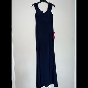 Navy Blue Ball Dress